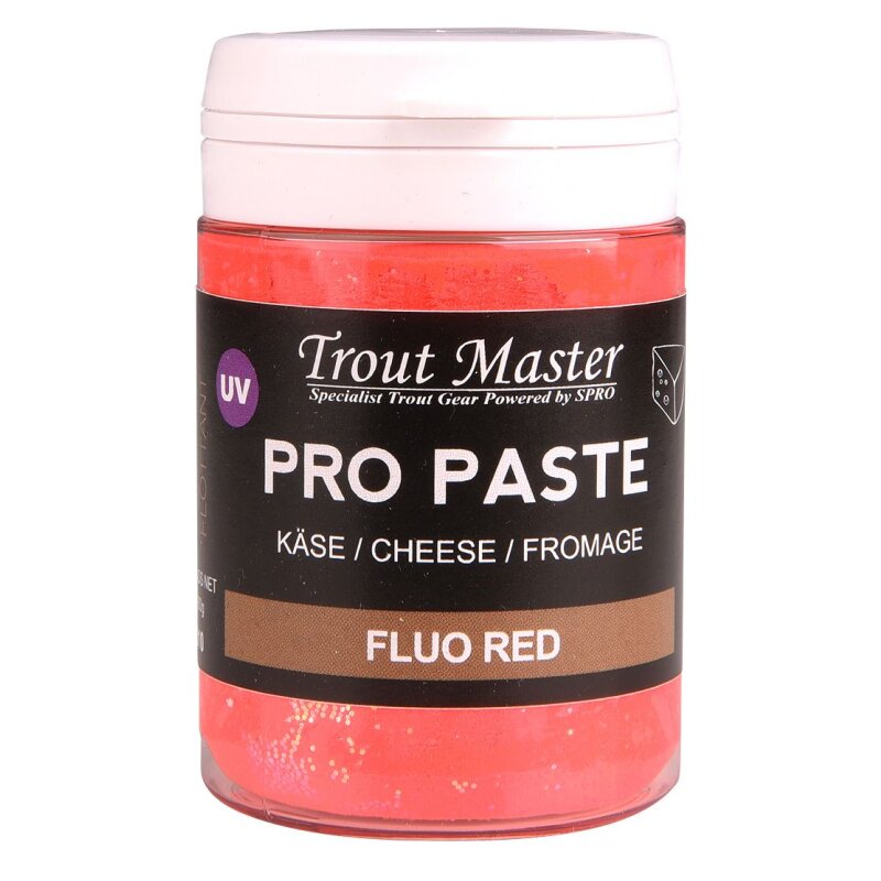 TROUTMASTER Pro Paste Cheese 60g Fluo Red (60,67 € pro 1 kg)