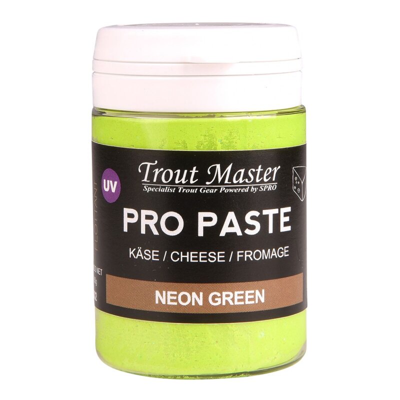 TROUTMASTER Pro Paste Cheese 60g Neon Green (60,67 € pro 1 kg)