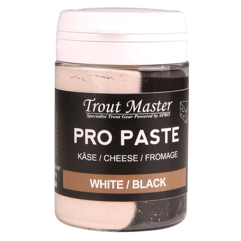 TROUTMASTER Pro Paste Cheese 60g White/Black (60,67 € pro 1 kg)