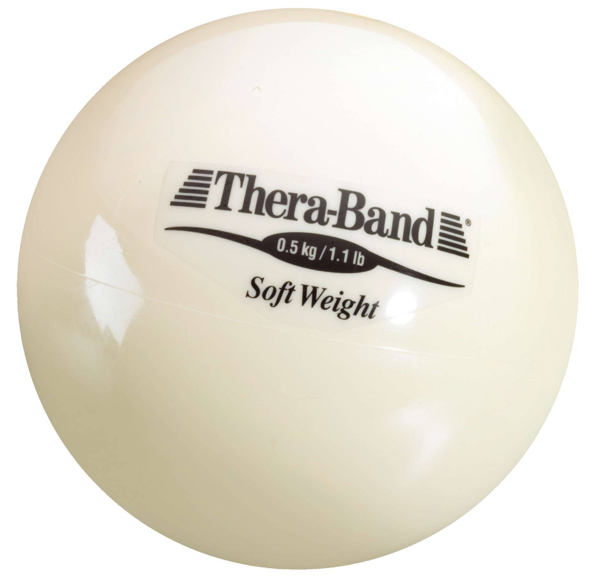 TheraBand Gewichtsball "Soft Weight", 0,5 kg, Beige von TheraBand