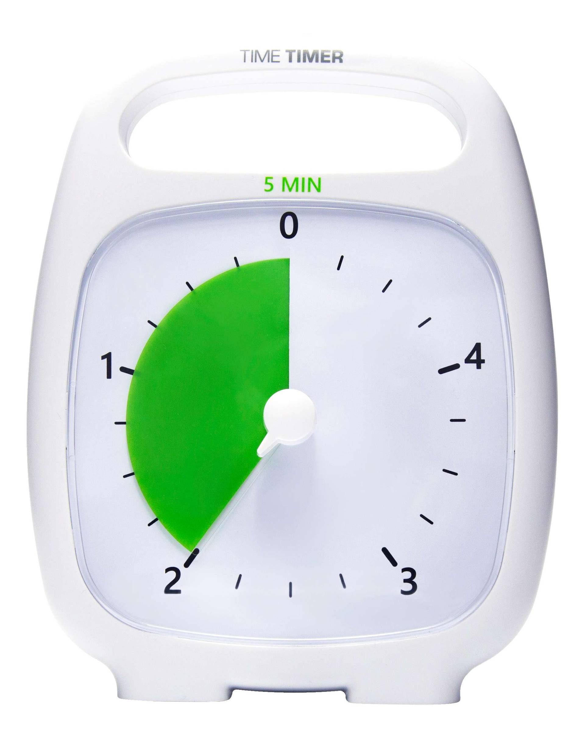 Time Timer Zeitdauer-Uhr "Plus", 5 Min., Weiß von Time Timer