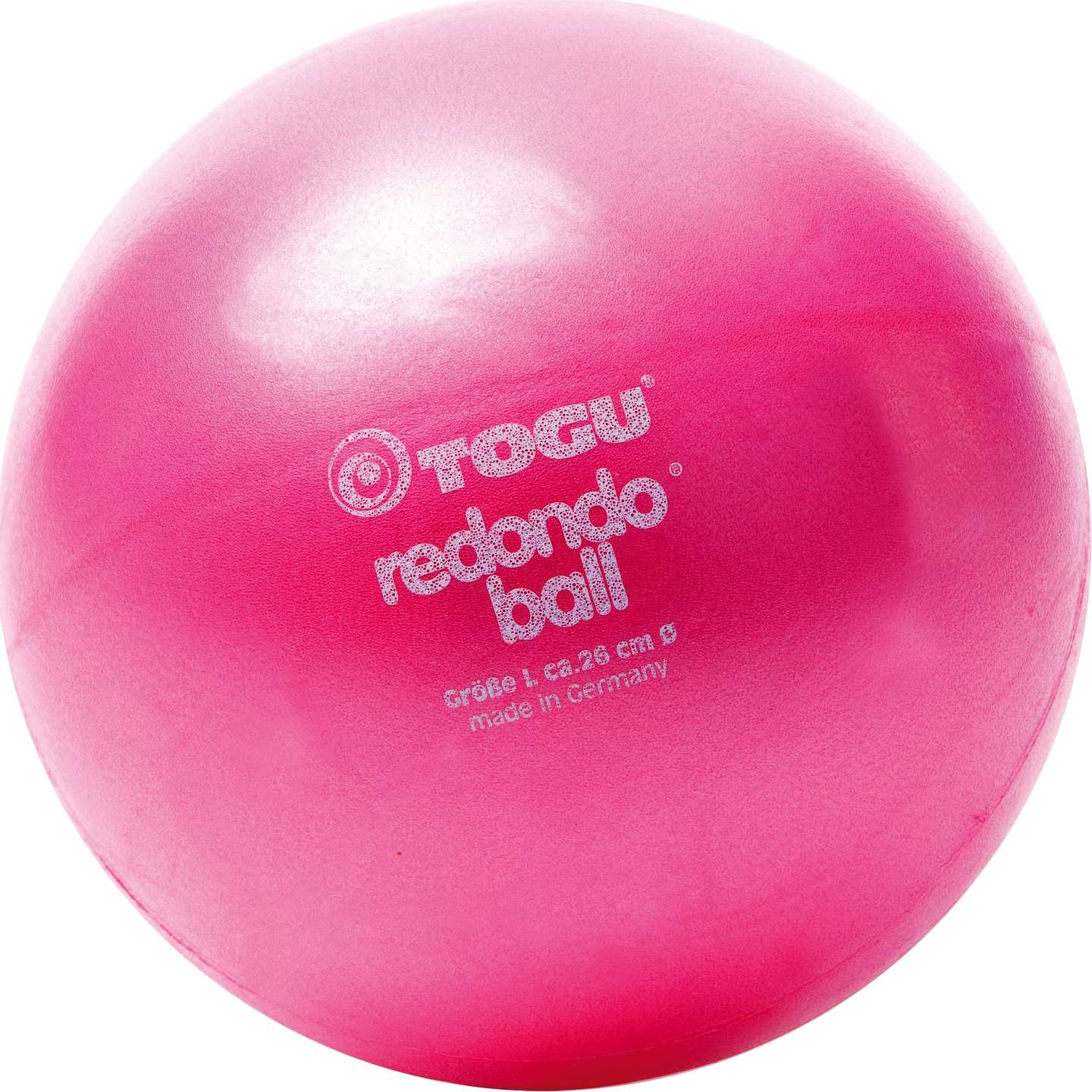 Togu Redondo Ball "Soft", ø 26 cm, 160 g, Rubinrot von Togu