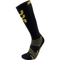 UYN Ski Evo Race Socks Man Herren-Funktionssocken Black Yellow von Uyn
