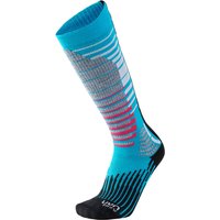 UYN Woman Ski Snowboard Socks Turquoise/Black von Uyn