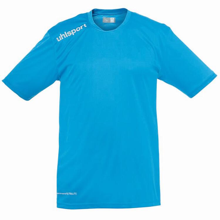 Uhlsport ESSENTIAL Polyester Training T-Shirt cyan 100210407 Gr. XXXS
