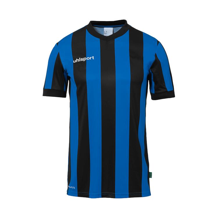 Uhlsport Retro Stripe Shirt Kurzarm 100226006 schwarz/azurblau -...