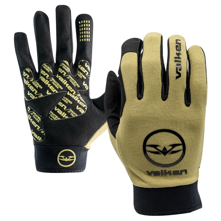 Valken Bravo Full Finger Paintball Handschuhe (tan) XL
