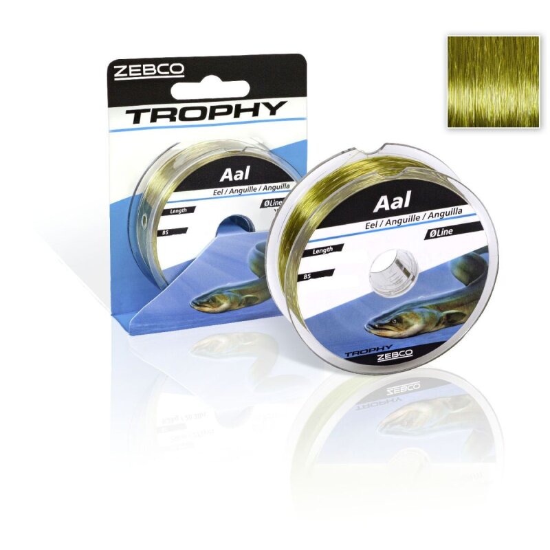 ZEBCO Trophy Aal 0,4mm 12,7kg 250m Camou-Hell (0,01 € pro 1 m)