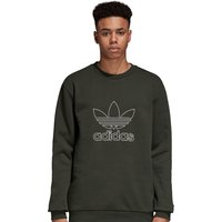 adidas Originals Outline Crew Herren-Sweatshirt Night Cargo von adidas Originals