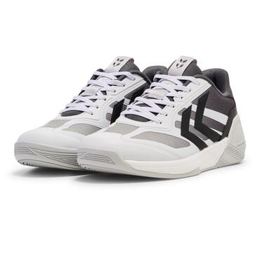 hummel Algiz IV Handballschuhe 225028 BLACK/WHITE/GREY - Gr. 12