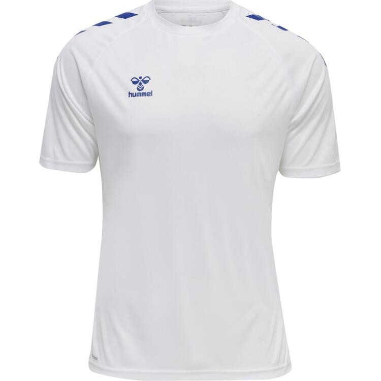 hummel Core XK Poly T-Shirt Herren 211943-9368 WHITE/TRUE BLUE -...