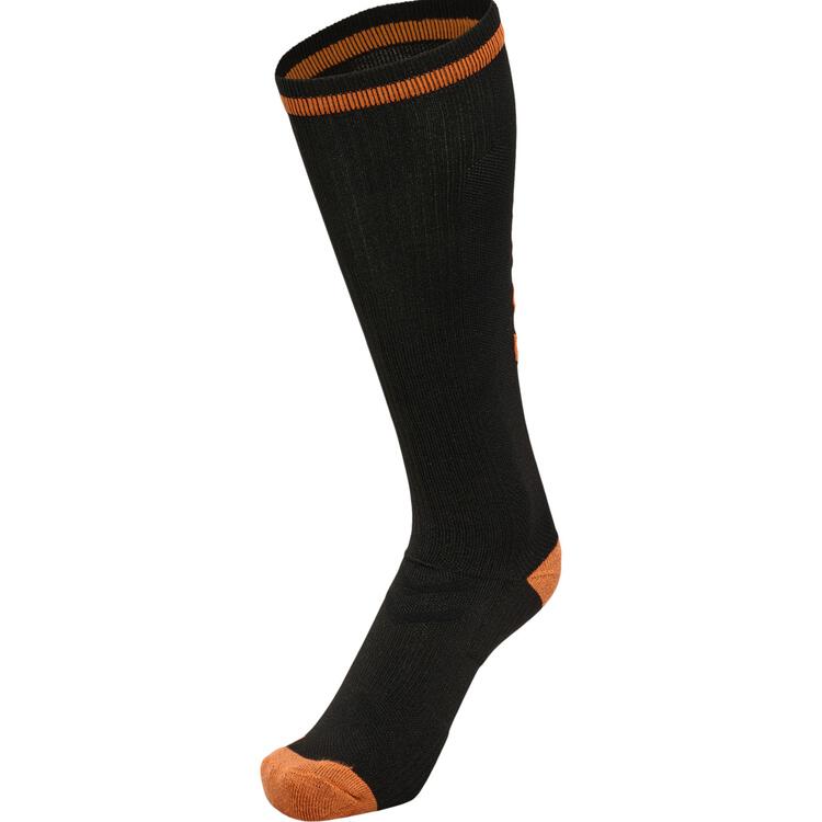 hummel ELITE INDOOR Socken HIGH BLACK/ORANGE TIGER 204044-2461 Gr....