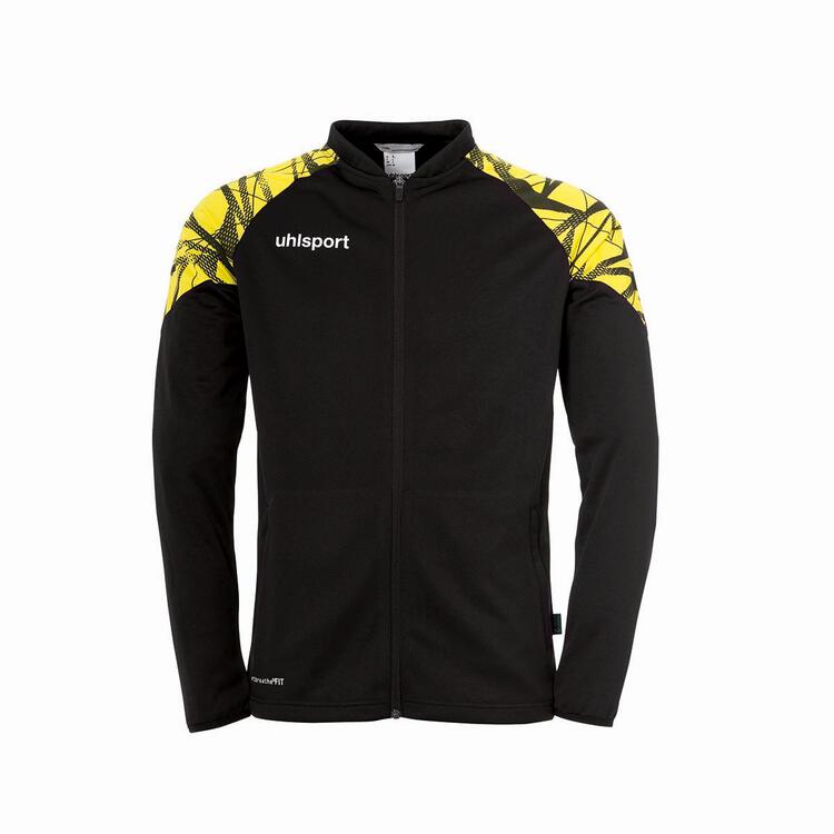 uhlsport Goal 25 Polyesterjacke schwarz/limonengelb L