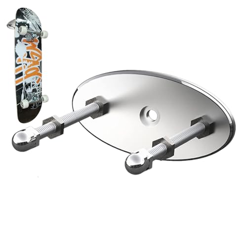 biteatey Wand-Skateboard-Halterung, Skateboard-Deck-Wandhalterung | Robuster Metallaufhänger für Skateboard-Deck | Horizontal und vertikal platzierbarer Skateboard-Organizer für Balkon, Wohnzimmer von biteatey