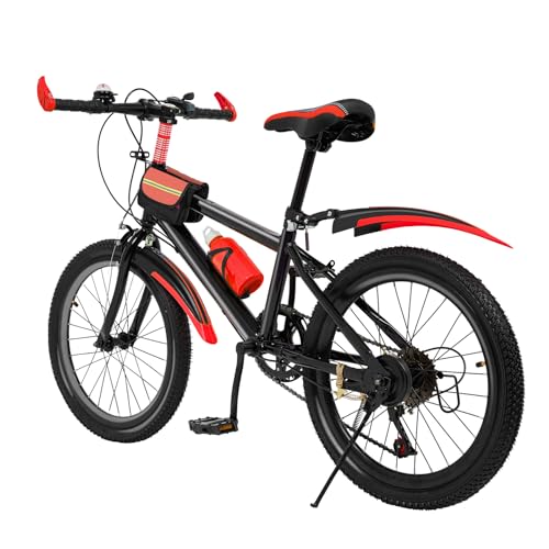 biusgiyeny Fahrrad 20 Zoll 7Gang Kinderfahrrad Jungenrad MTB Mountainbike Bike Kinderrad Mountainbike Rot von biusgiyeny