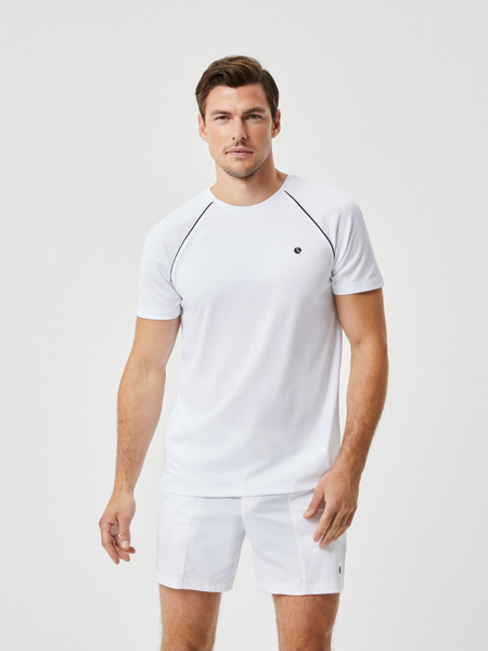 Björn Borg Ace Racquet T-shirt Weiß, L von björn borg