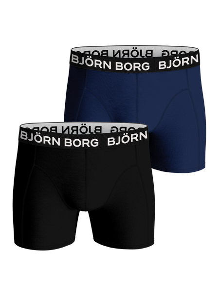 Björn Borg Bamboo Cotton Blend Boxer 2-pack Mehrfarbig, M von björn borg