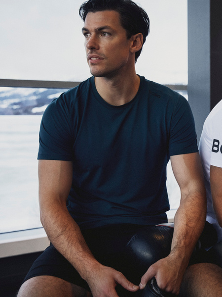 Björn Borg Borg Athletic T-shirt Blau , L von björn borg