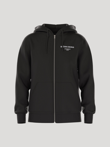 Björn Borg Borg Essential 1 Zip Hoodie Schwarz, XL von björn borg