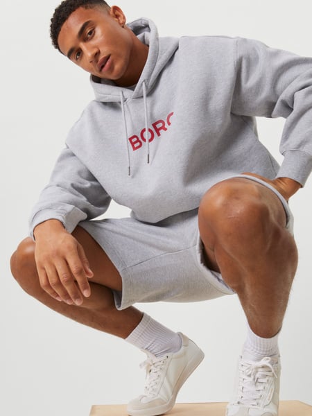 Björn Borg Borg Oversized Hoodie Grau, S von björn borg