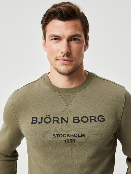 Björn Borg Borg Logo Crew Grün, L von björn borg