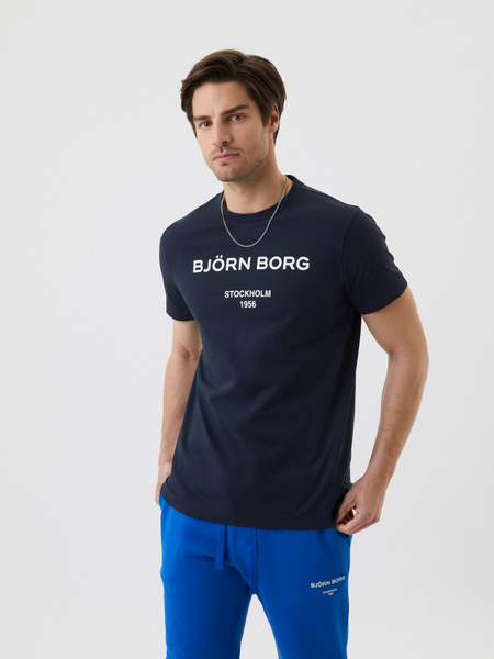 Björn Borg Borg Logo T-shirt Marine, L von björn borg