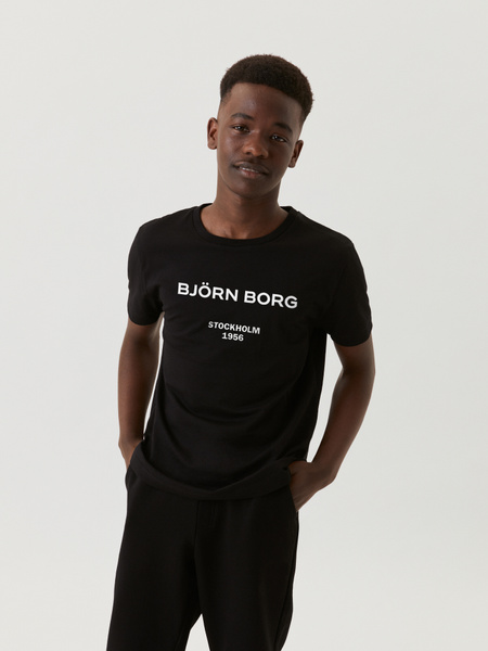 Björn Borg Borg Logo T-shirt Schwarz, 146-152 von björn borg