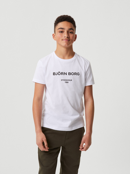Björn Borg Borg Logo T-shirt Weiß, 170 von björn borg