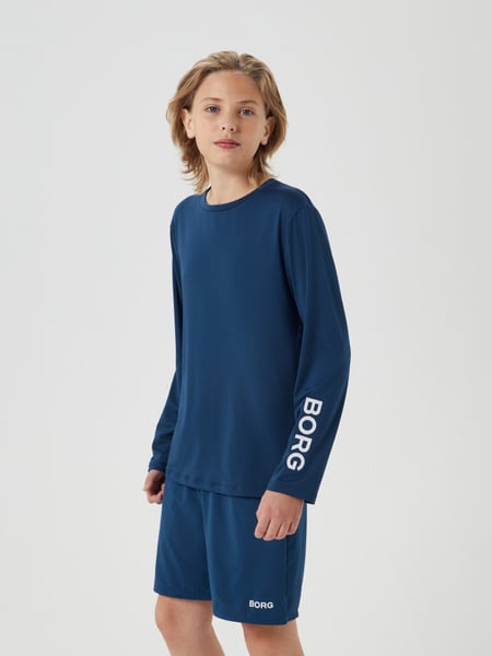 Björn Borg Borg Long Sleeve T-shirt Blau , 170 von björn borg
