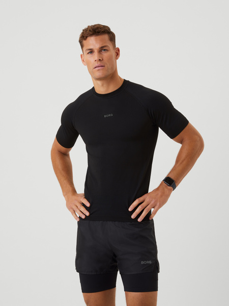 Björn Borg Borg Running Seamless T-shirt Schwarz, M von björn borg