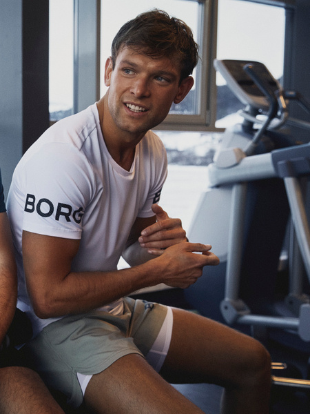 Björn Borg Borg T-shirt Weiß, M von björn borg