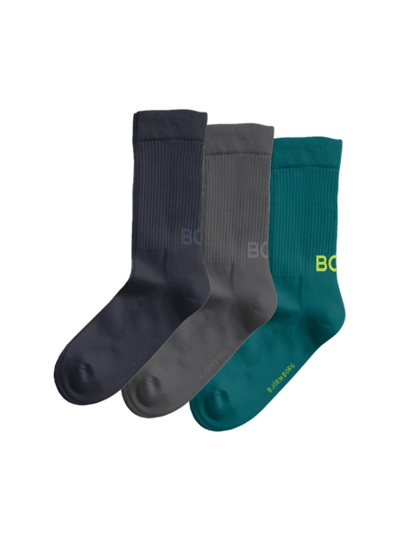 Björn Borg Core Crew Polyamide Socks 3-pack Mehrfarbig, 41-45 von björn borg