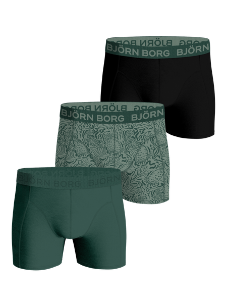 Björn Borg Cotton Stretch Boxer 3-pack Mehrfarbig, L von björn borg