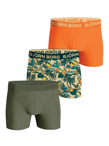 Björn Borg Cotton Stretch Boxer 3-pack Mehrfarbig, XXL von björn borg