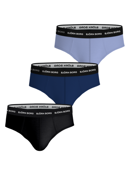 Björn Borg Cotton Stretch Brief 3-pack Mehrfarbig, M von björn borg