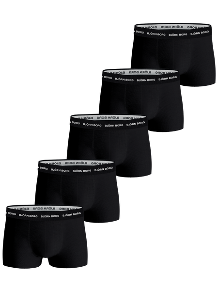 Björn Borg Cotton Stretch Trunks 5-pack Schwarz, L von björn borg