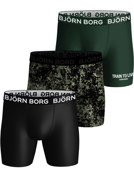 Björn Borg Performance Boxer 3-pack Mehrfarbig, XL von björn borg