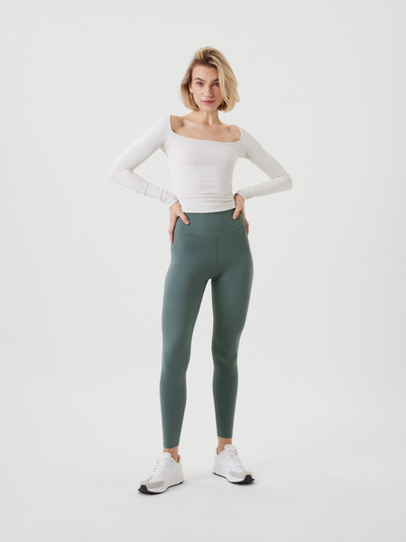 Björn Borg Studio High Waist Comfort Tights Grün, XL von björn borg