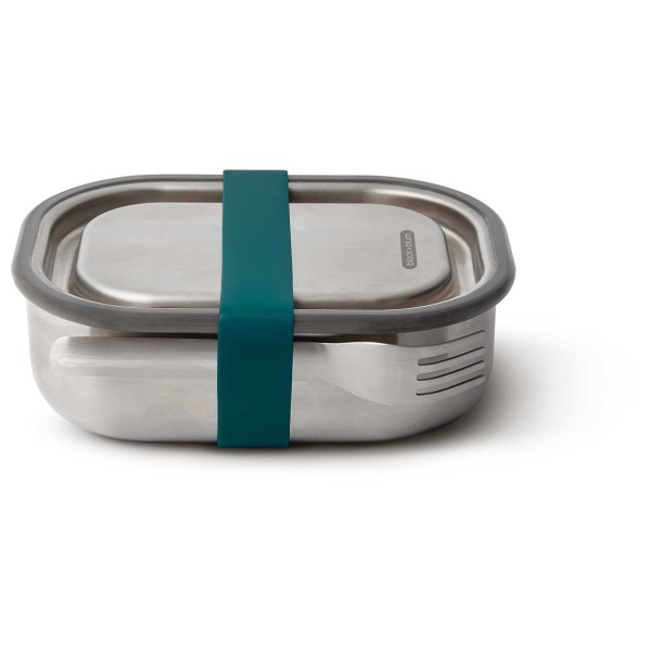 black+blum - Edelstahl Lunchbox klein - Essensaufbewahrung Gr 600 ml grau von black+blum