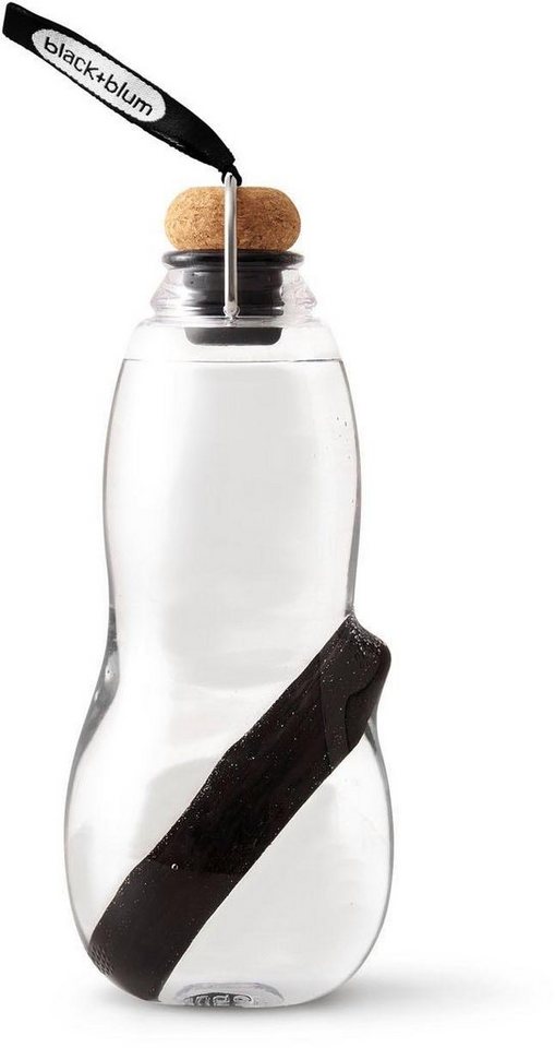 black+blum Trinkflasche Eau Good, mit Aktivkohlefilter, Inhalt 800 ml von black+blum