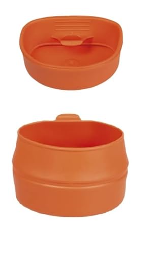 blntackle76 Set 2 Falttassen aus Kunststoff - 200ml Camping Tassen faltbar (orange) Fold-A-Cup von blntackle76