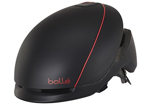 Bollé Messenger-Standard Fahrradhelme, schwarz/rot, 58-62 cm von bollé