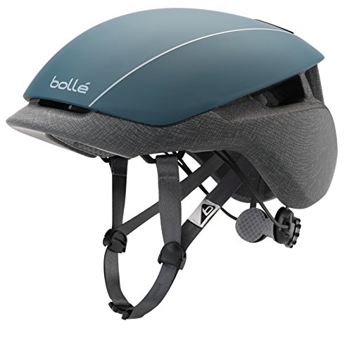 bollé Erwachsene Messenger Standard Cycling Helmets, Petrol Grey Matte, Medium 54-58 cm von bollé