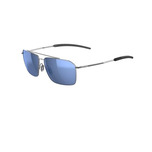 bollé - FLOW Silver Matte – Volt+ Offshore Polarized, Sonnenbrille, Large, Unisex Erwachsene von bollé