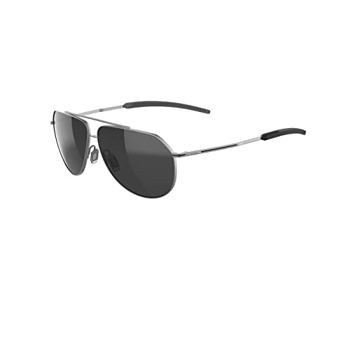 bollé - LIVEWIRE Silver Matte – TNS Polarized, Sonnenbrille, Medium, Unisex Erwachsene von bollé