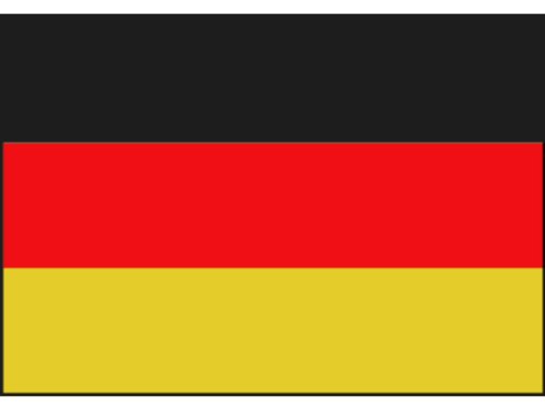 Nautische Deutschland Flagge Fahne BRD 30 x 45 cm von bootszubehör-online