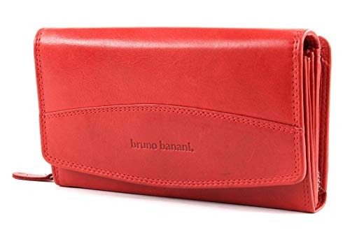 Bruno Banani Geldbörse Echt Leder rot Damen - 020026 von bruno banani
