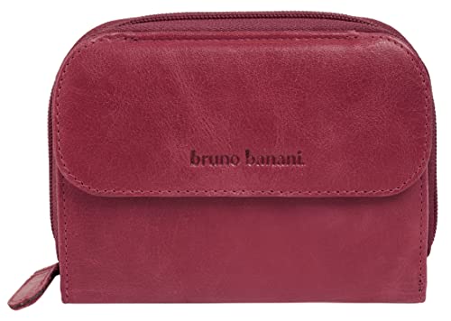 bruno banani Geldbörse Echt Leder pink Damen - 021752 von bruno banani