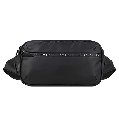 bugatti Blanc Bauchtasche - Hüfttasche für Reise, Alltag und Sport - Waist-Bag, schwarz von bugatti