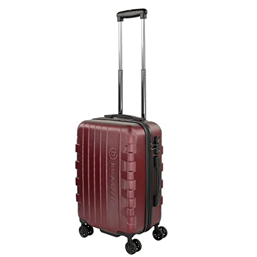 bugatti Galatea Hartschalenkoffer 55x38x23,5 cm - 38L, 4 Rollen mit TSA Zahlenschloss, rot von bugatti